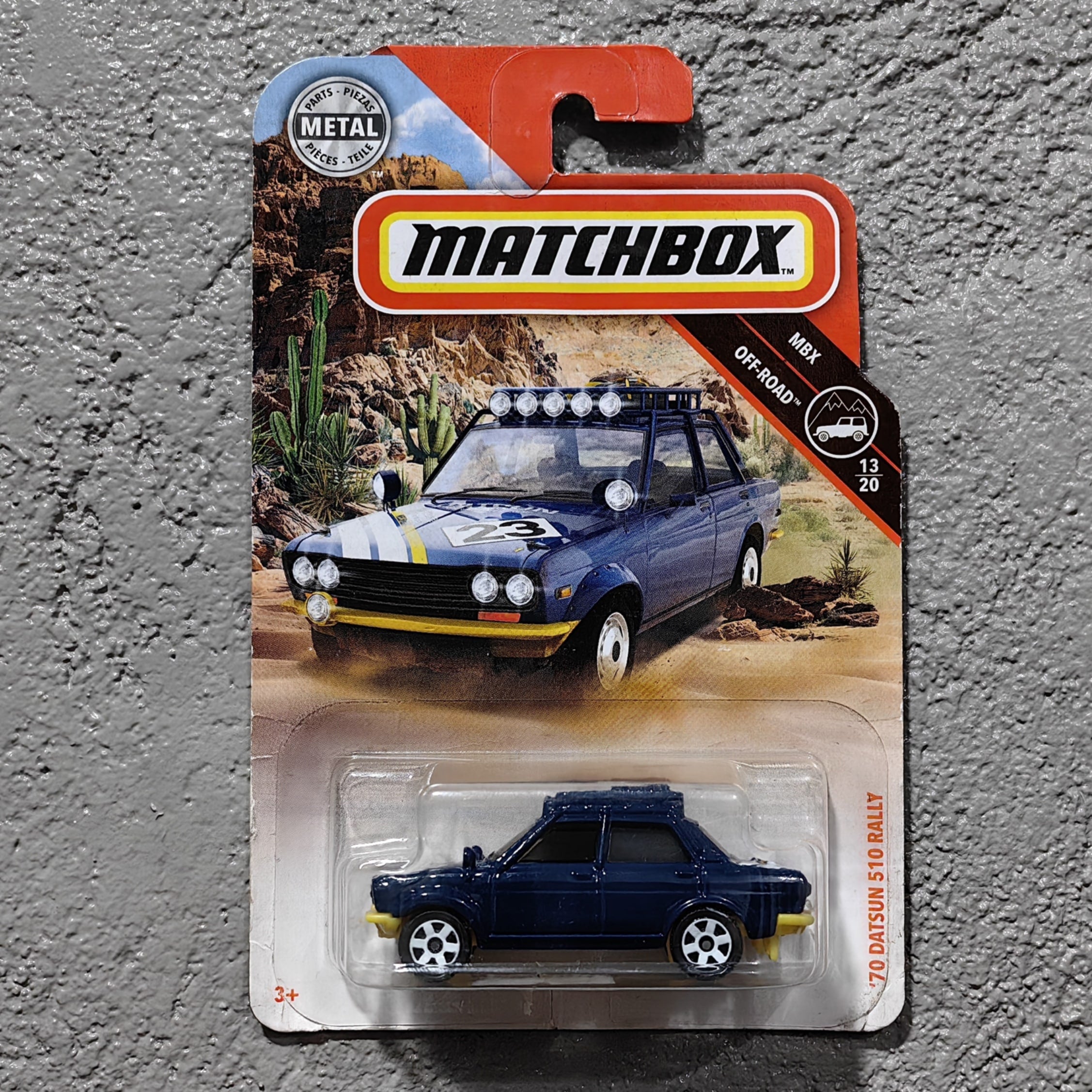 MatchBox 70' Datsun 510 Rally BNYMBX07092538