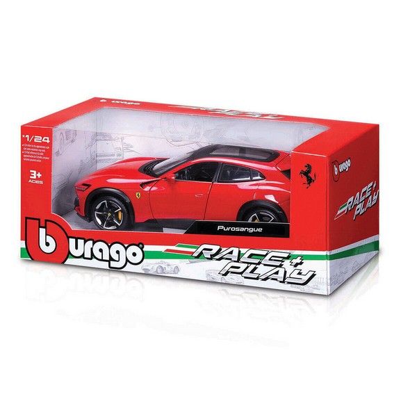 BURAGO 1/24 Ferrari R&P - Ferrari Purosangue BRG18-26030 Diecast Scale Model