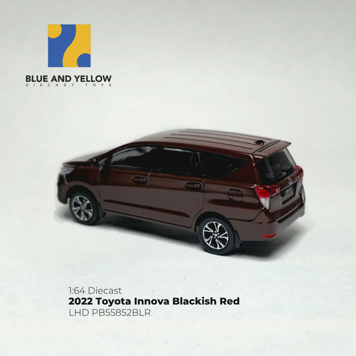 Custom Painted 1/64 2022 Toyota Innova Blackish Red PB55852BLR Diecast Scale Model