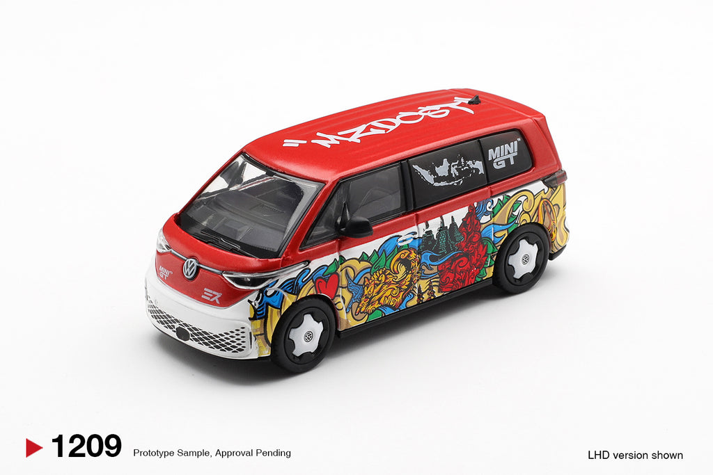 Mini GT 1/64 Volkswagen ID. Buzz Mizu Design MGT01209-L Diecast Scale Model