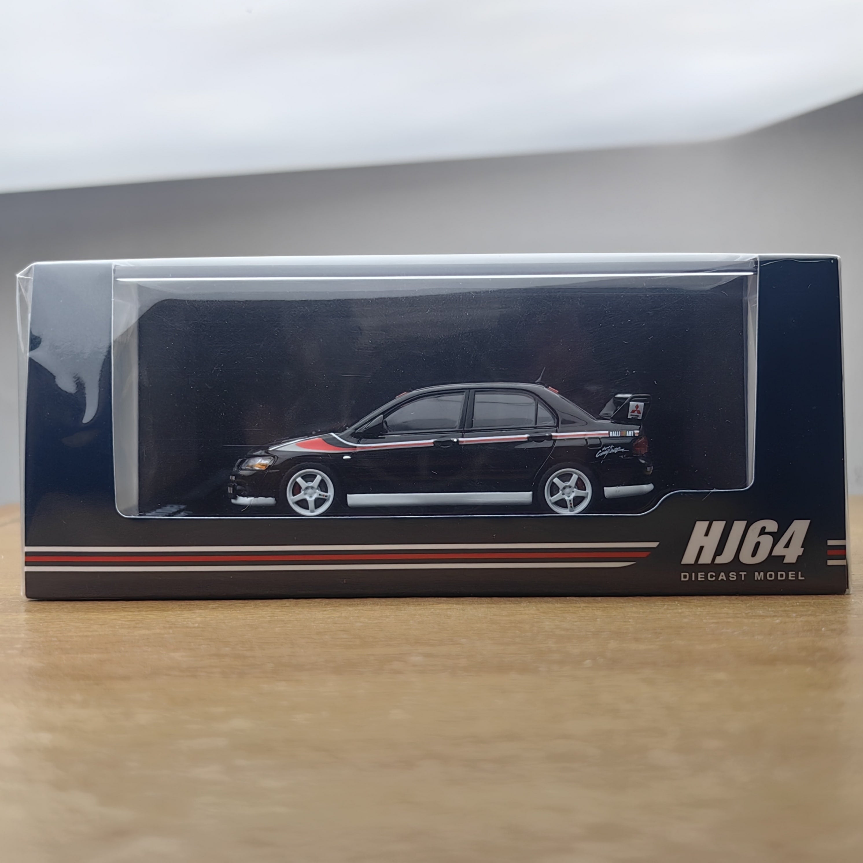 1/64 HOBBY JAPAN Mitsubishi Lancer GSR Evolution VII Rally Style Version Amethyst Black (P)