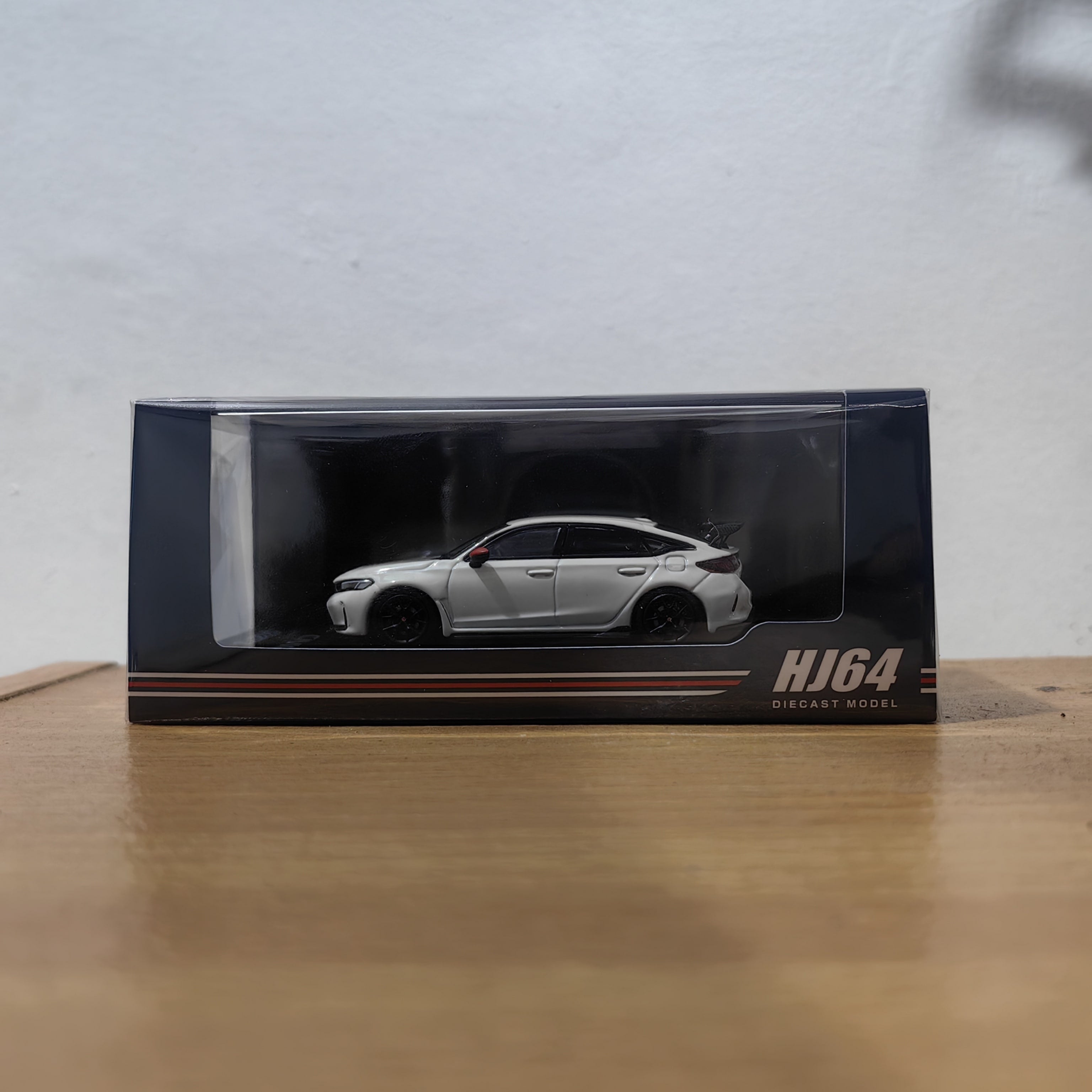 1/64 HOBBY JAPAN Honda Civic Type R (FL5) Championship White Diecast Scale Model