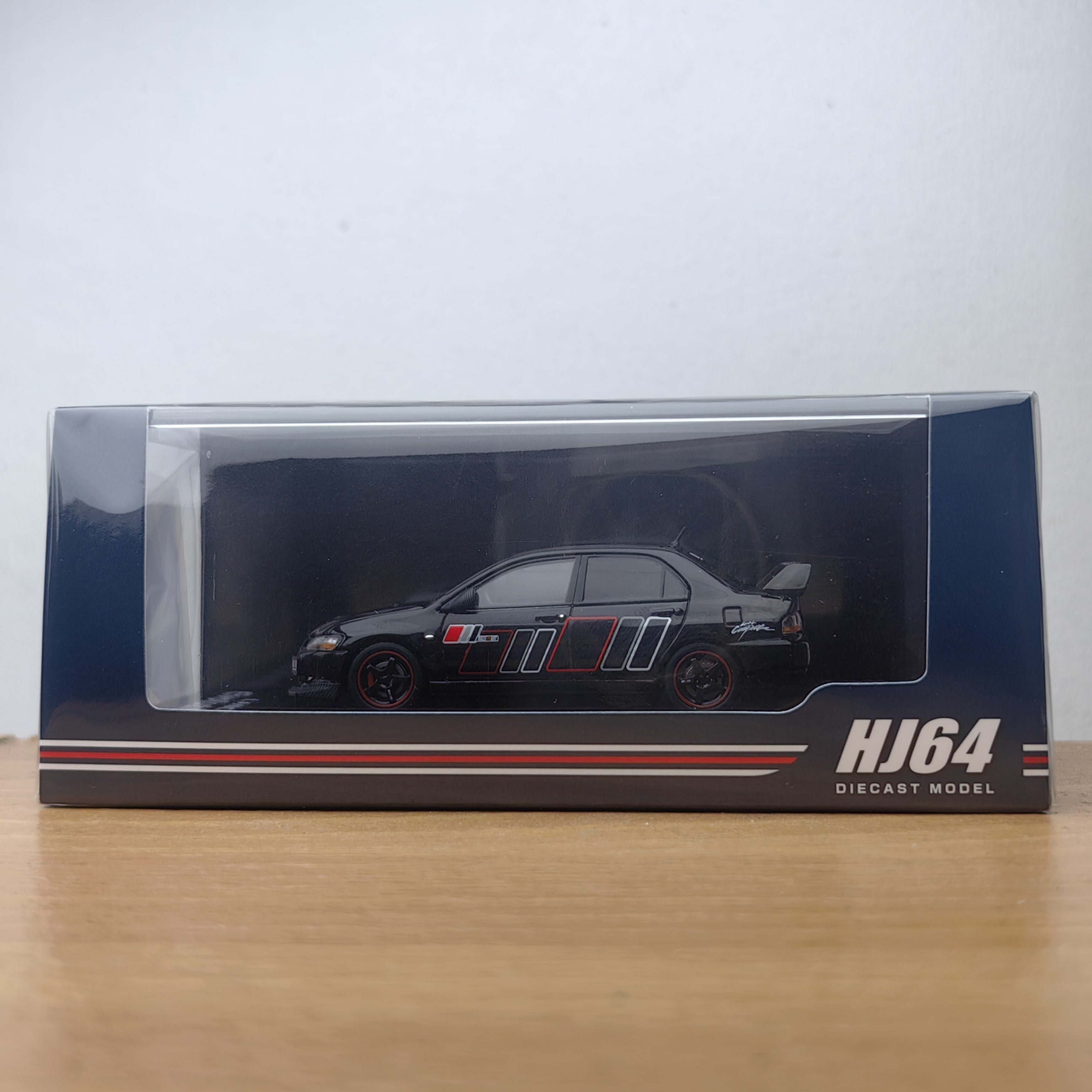 1/64 HOBBY JAPAN Mitsubishi Lancer GSR Evolution IX Ralliart Black Mica