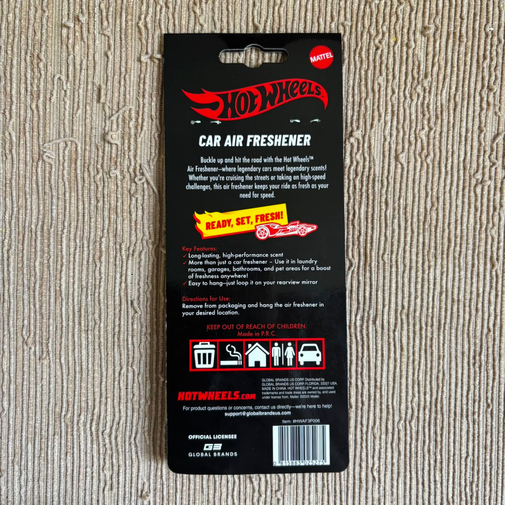 Hot Wheels Air Freshener 3 Pack 006 HWAF3P006