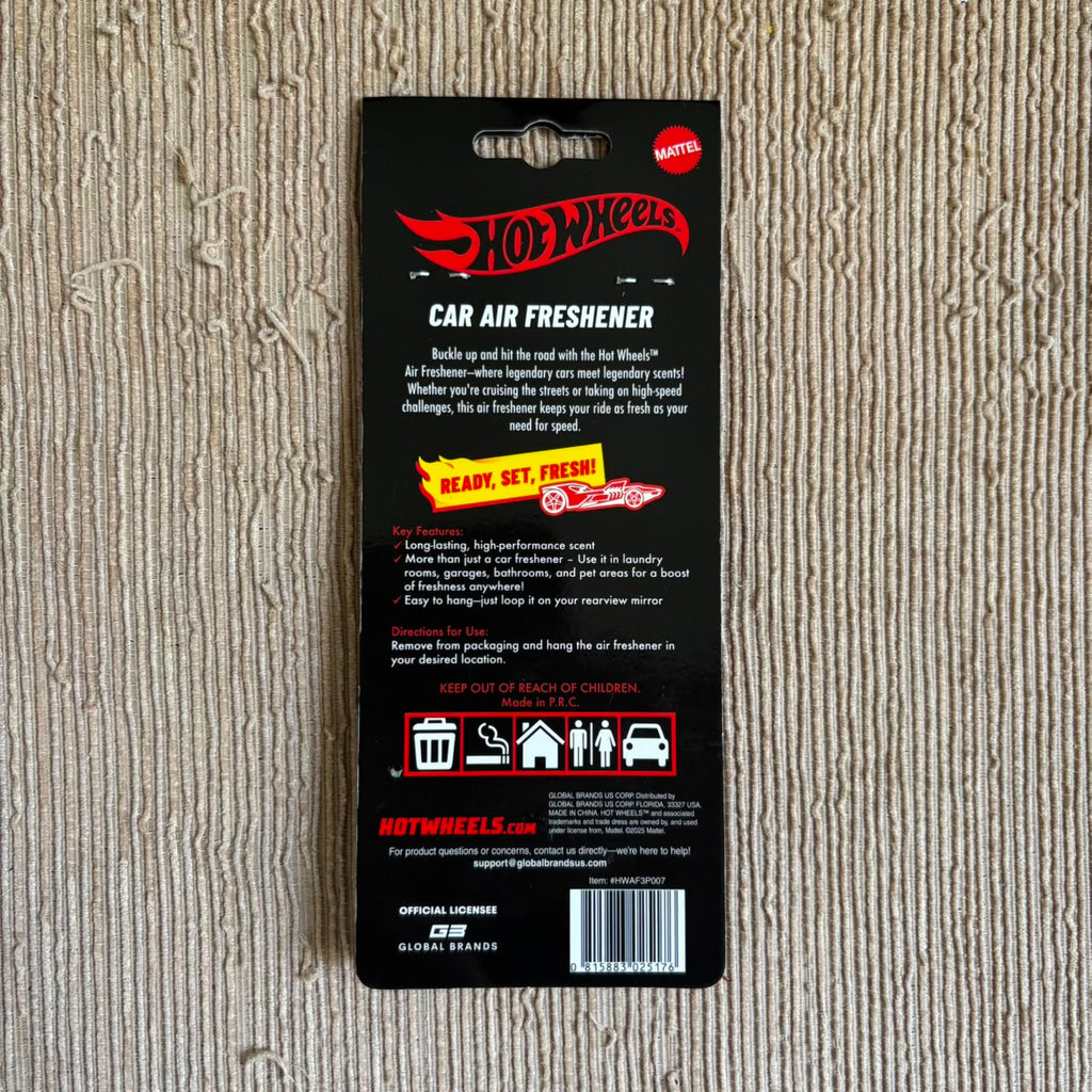 Hot Wheels Air Freshener 3 Pack 007 HWAF3P007