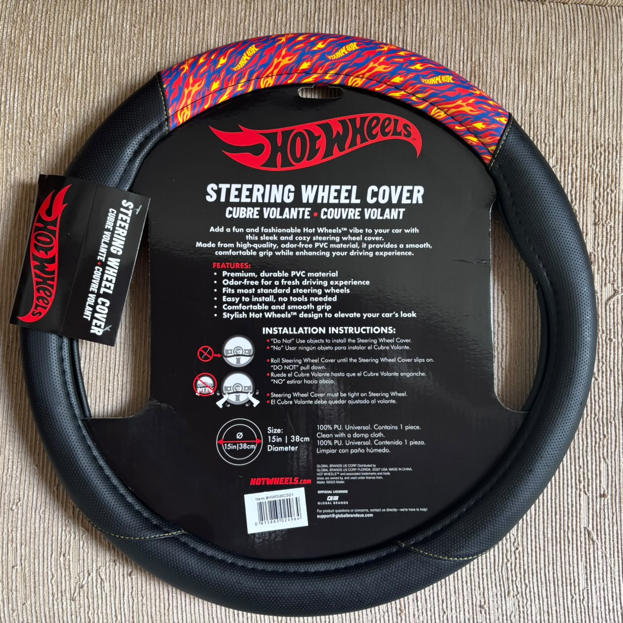 Hot Wheels Steering Wheel Cover 001 HWSWC001