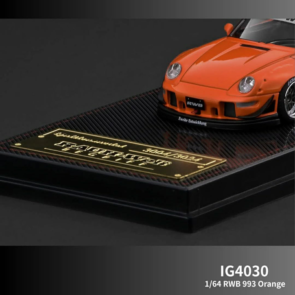 Ignition Model 1/64 RWB 993 Orange Tubero IG4030 Manila International Auto Show Exclusive 2026