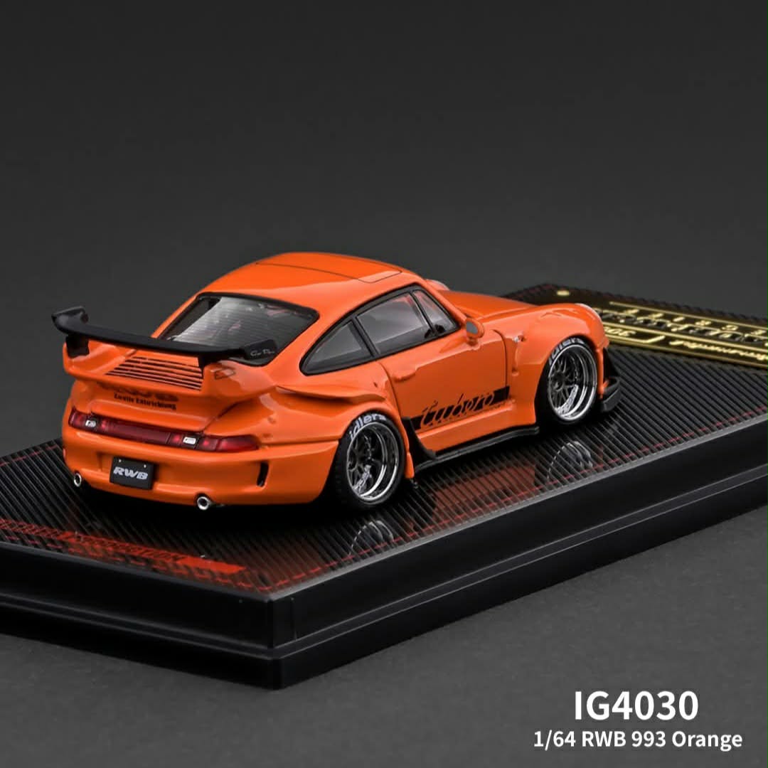 Ignition Model 1/64 RWB 993 Orange Tubero IG4030 Manila International Auto Show Exclusive 2026