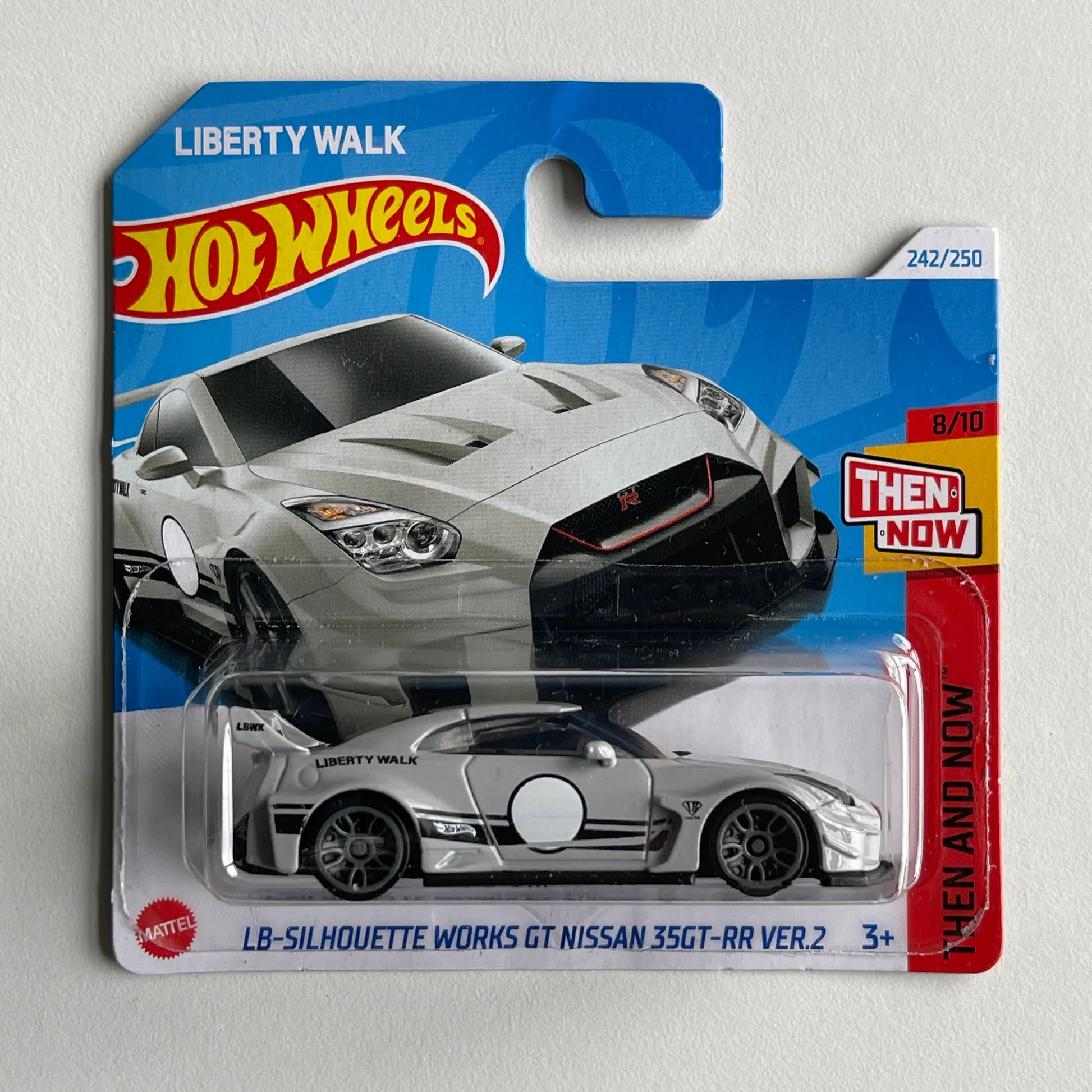 Hot Wheels 1/64 LB Silhouette Works 35 GT-RR Ver 2 Gray BNYHW11122524 Diecast Scale Model