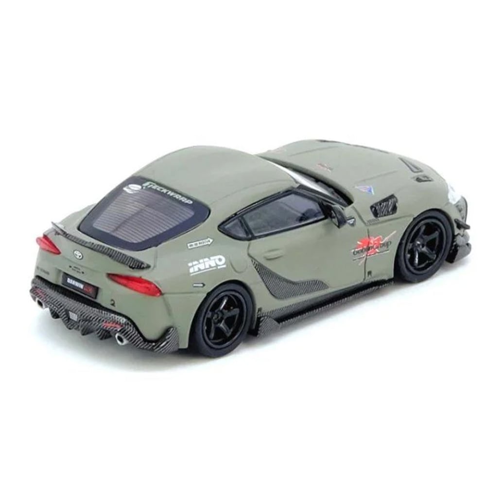 Inno64 1/64 Toyota Supra A90 Darwin PRO Matte Green 64 IN64-A90DP-MATGR Diecast Scale Model