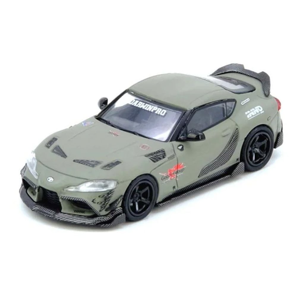Inno64 1/64 Toyota Supra A90 Darwin PRO Matte Green 64 IN64-A90DP-MATGR Diecast Scale Model