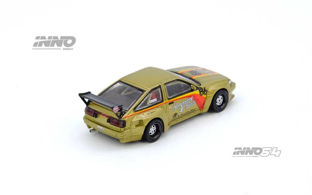 [PRE ORDER] Inno64 1/64 PANDEM ROCKET BUNNY AE86 Levin IN64-AE86P-GLD Diecast Scale Model