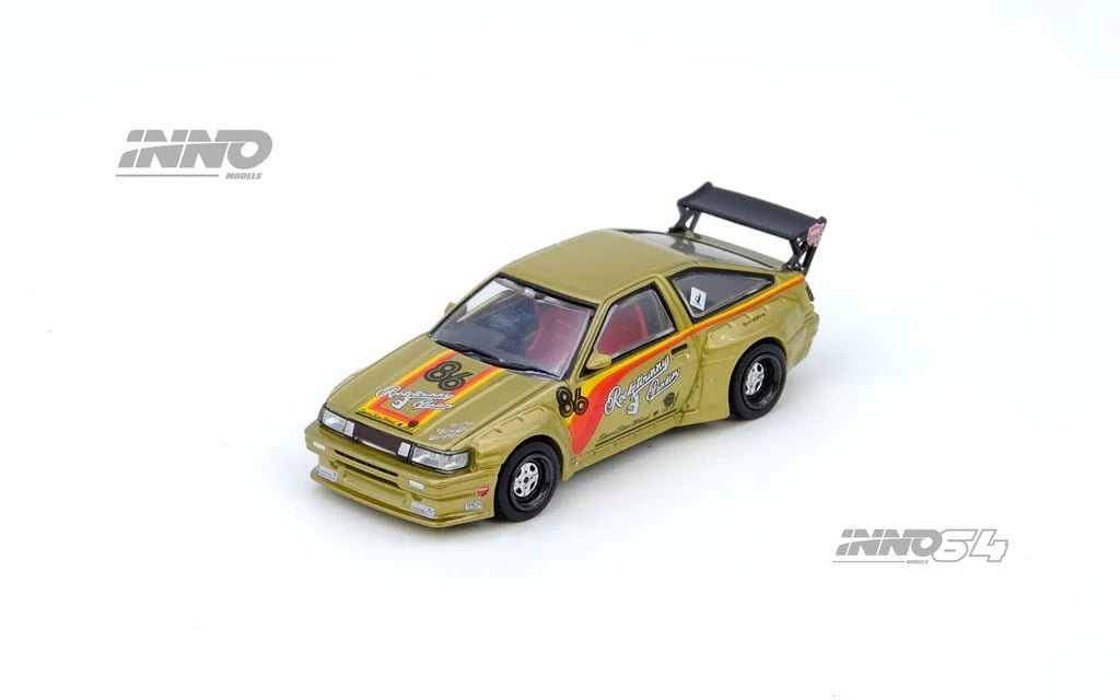 [PRE ORDER] Inno64 1/64 PANDEM ROCKET BUNNY AE86 Levin IN64-AE86P-GLD Diecast Scale Model