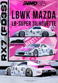 [PRE ORDER] Inno64 1/64 MAZDA RX7 (FD3S) LB-SUPER SILHOUETTE "DRIFT GAMES 2025" IN64-LBWK-RX7-08 Diecast Scale Model
