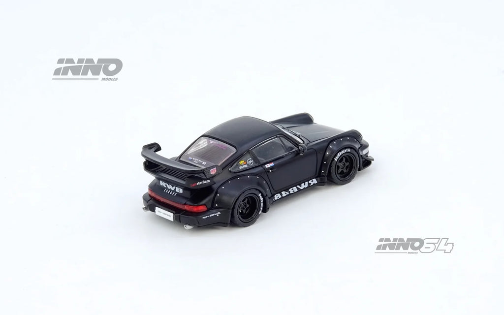 Inno64 1/64 RWB 964 Black Matte IN64-RWB964-BM Diecast Scale Model