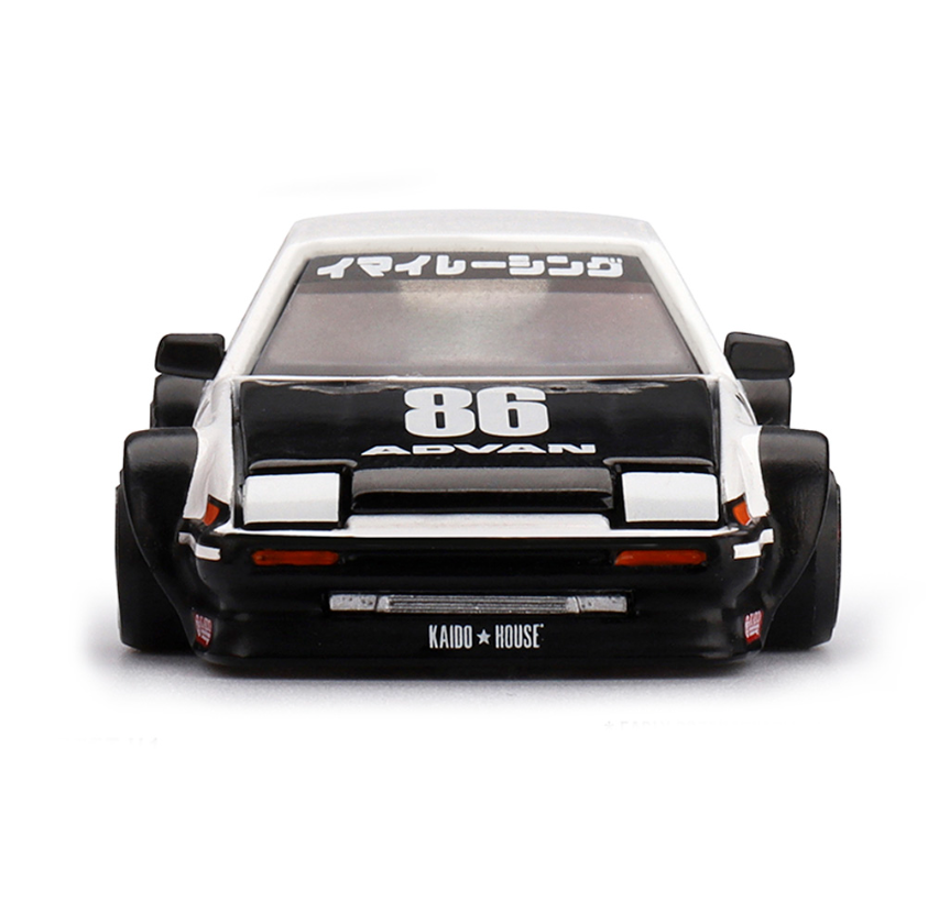Kaido House x Mini GT 1/64 Toyota AE86 Sprinter Trueno Kaido Street V1 KHMG180 Diecast Scale Model