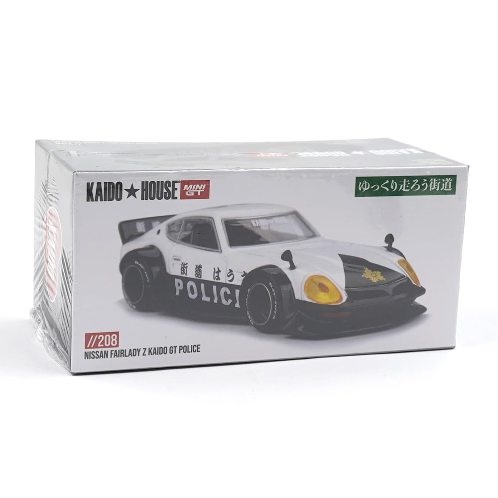 Kaido House x Mini GT 1/64 Nissan Fairlady Z Kaido GT Police KHMG208 Diecast Scale Model