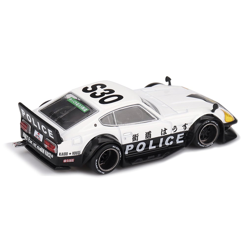 Kaido House x Mini GT 1/64 Nissan Fairlady Z Kaido GT Police KHMG208 Diecast Scale Model