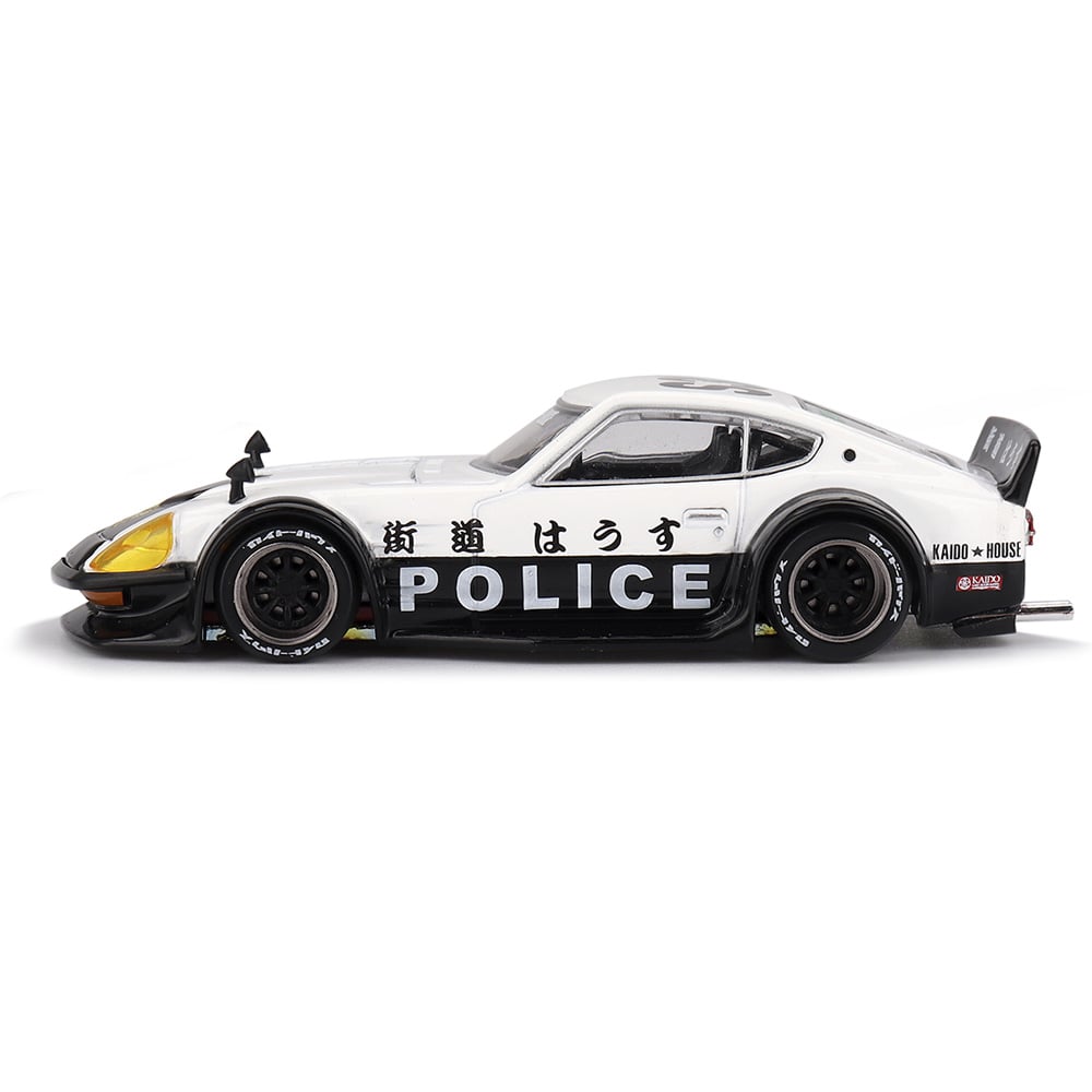 Kaido House x Mini GT 1/64 Nissan Fairlady Z Kaido GT Police KHMG208 Diecast Scale Model