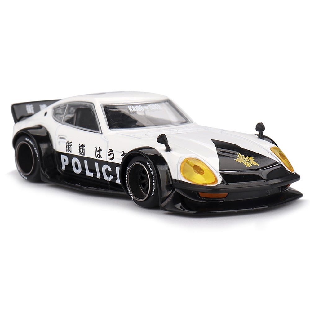 Kaido House x Mini GT 1/64 Nissan Fairlady Z Kaido GT Police KHMG208 Diecast Scale Model