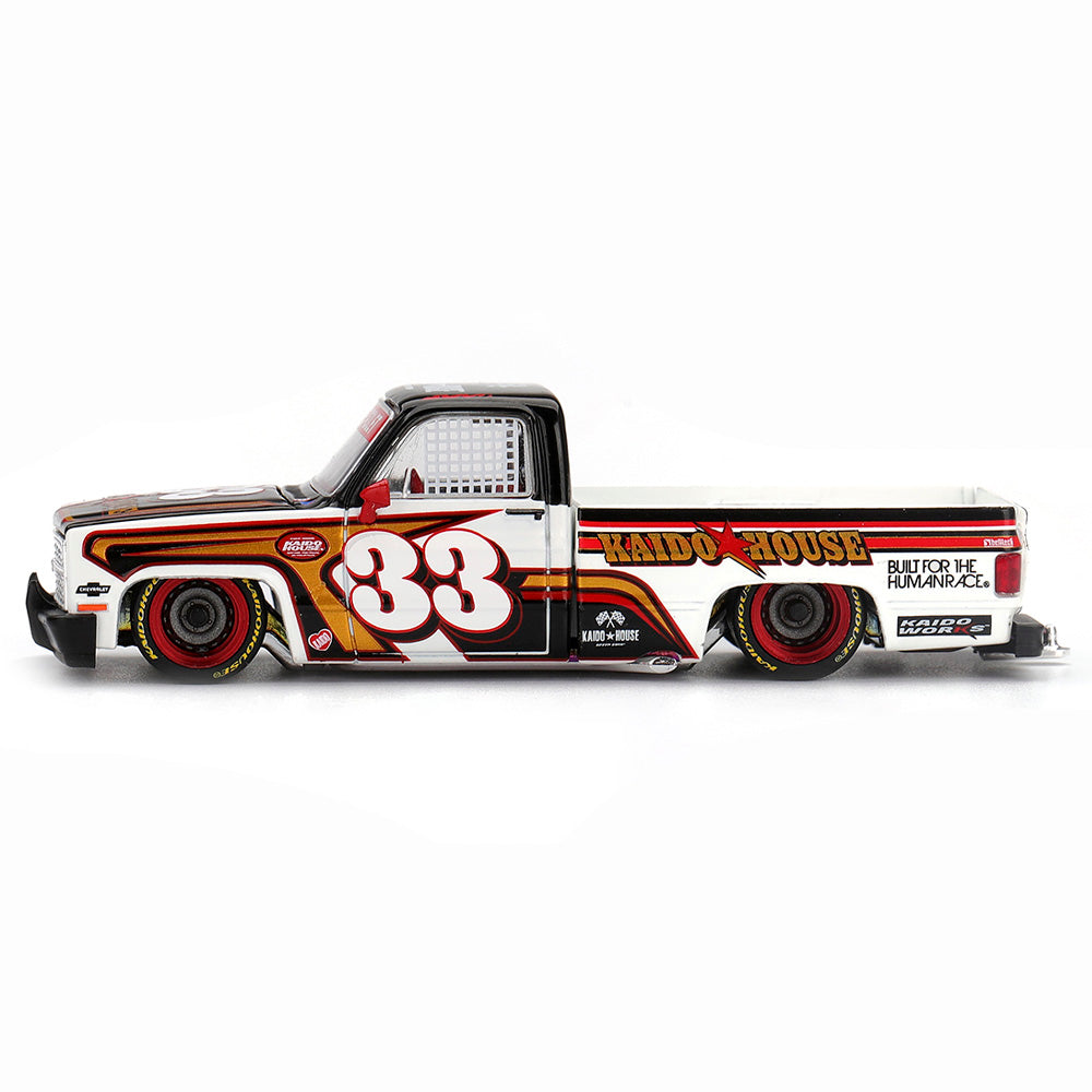 Mini GT 1/64 Chevrolet Silverado KAIDO Intimidator V1 KHMG212 Diecast Scale Model Car