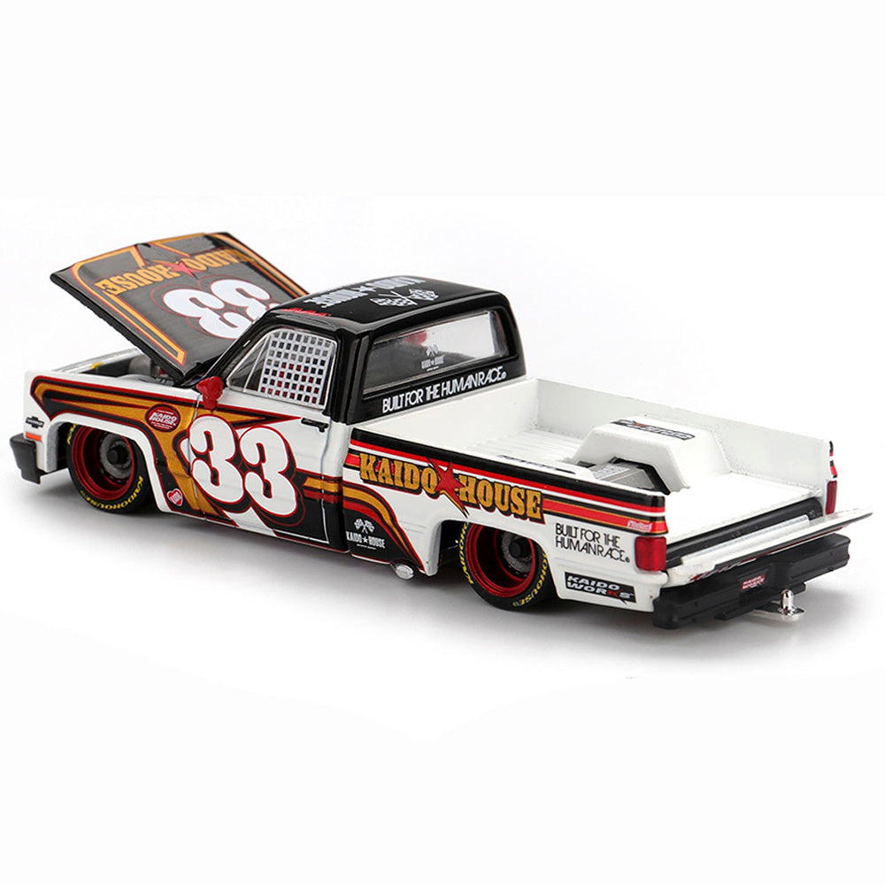 Mini GT 1/64 Chevrolet Silverado KAIDO Intimidator V1 KHMG212 Diecast Scale Model Car