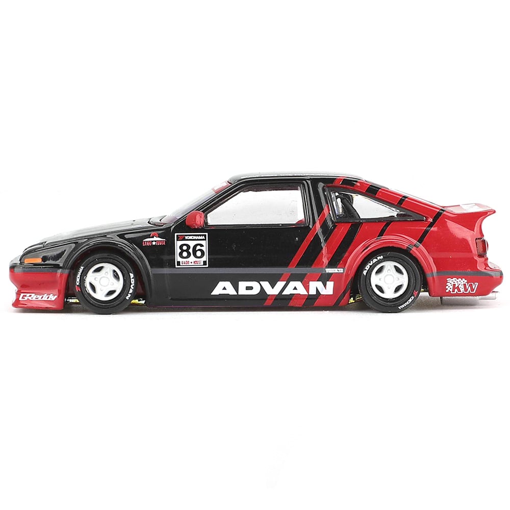Kaido House x Mini GT 1/64 Toyota AE86 Sprinter Trueno Kaido ADVAN KHMG214 Diecast Scale Model