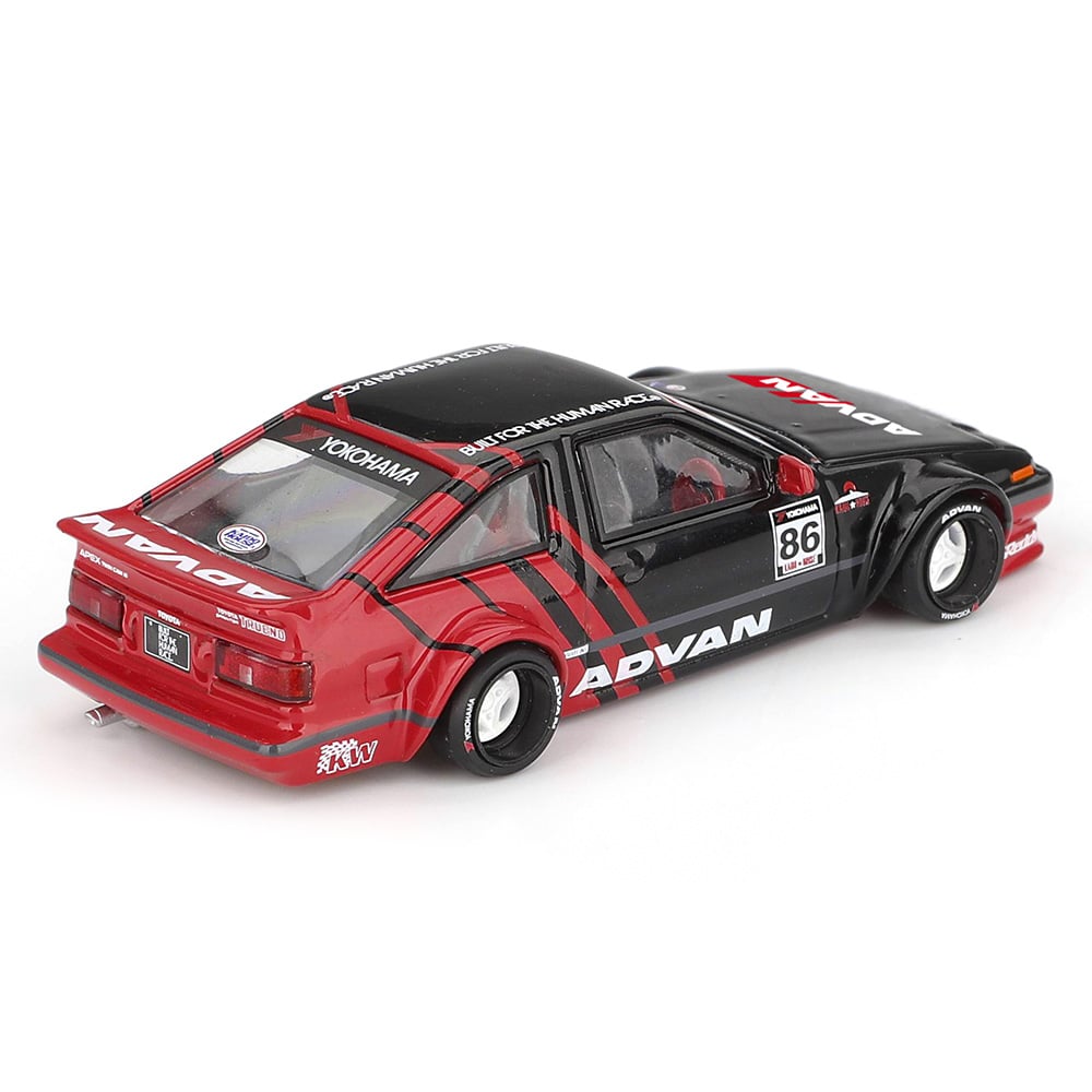 Kaido House x Mini GT 1/64 Toyota AE86 Sprinter Trueno Kaido ADVAN KHMG214 Diecast Scale Model