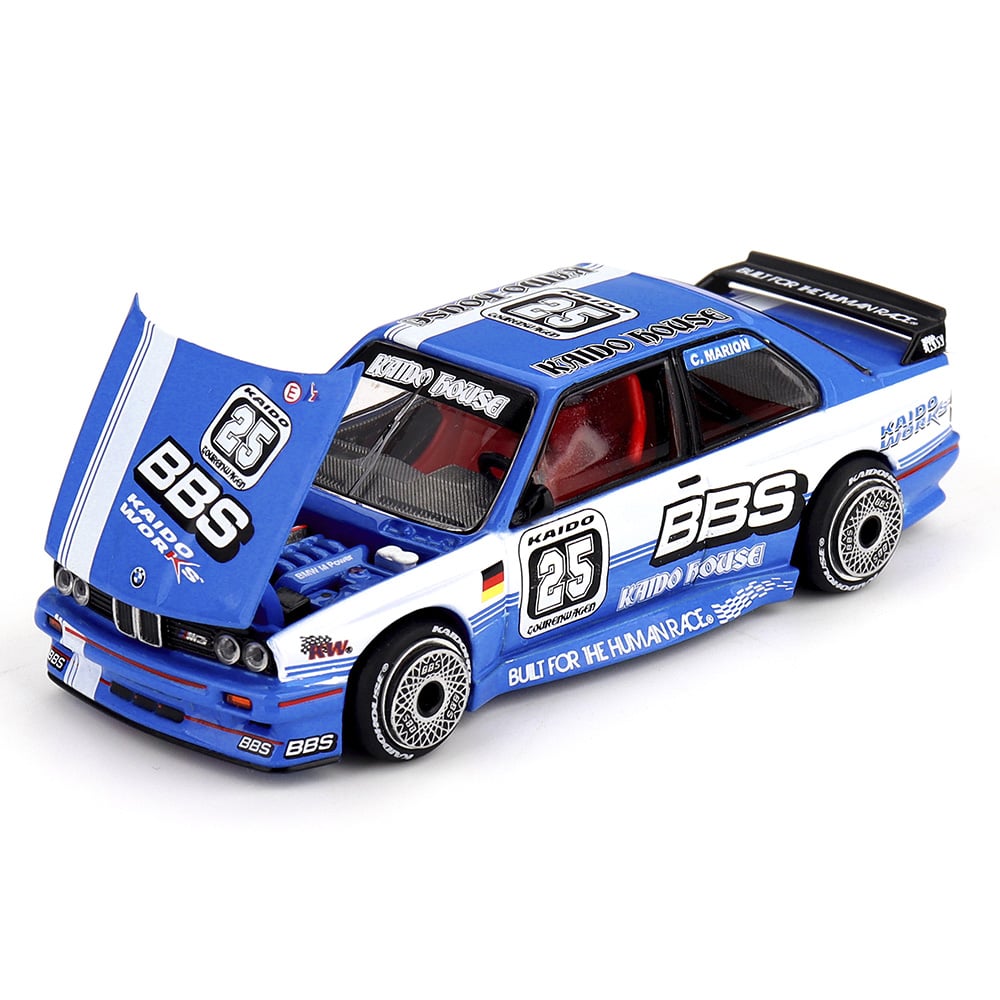 Kaido House x Mini GT 1/64 BMW M3 Kaido Touring Champ V1 KHMG223 Diecast Scale Model