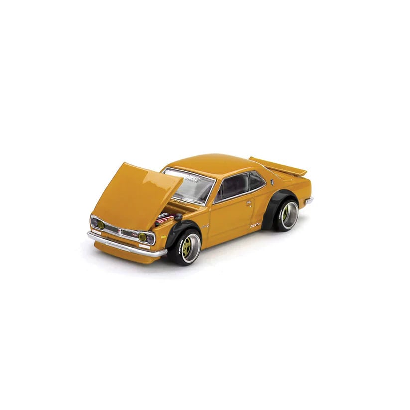 Kaido House x Mini GT 1/64 Nissan Skyline 2000 GT-R (KPGC10) Kaido Street V2 KHMG228 Diecast Scale Model