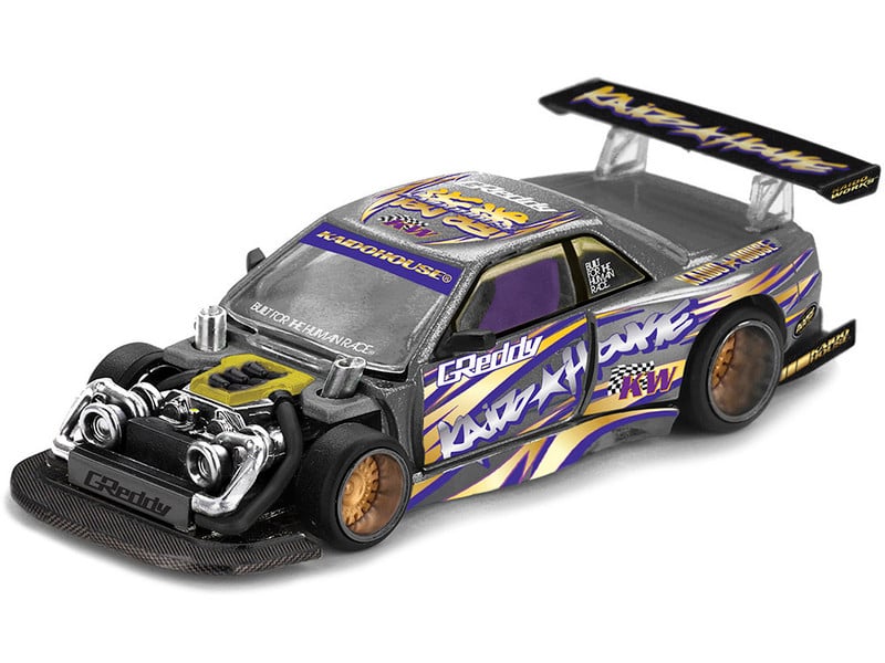 Kaido House x Mini GT 1/64 Nissan Silvia S13-R KAIDO DRIFT V1 KHMG235 Diecast Scale Model Car
