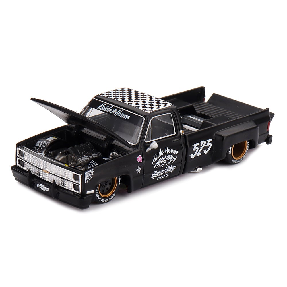 Kaido House x Mini GT 1/64 Chevrolet Silverado Dually Hot Rod V1 KHMG236 Diecast Scale Model