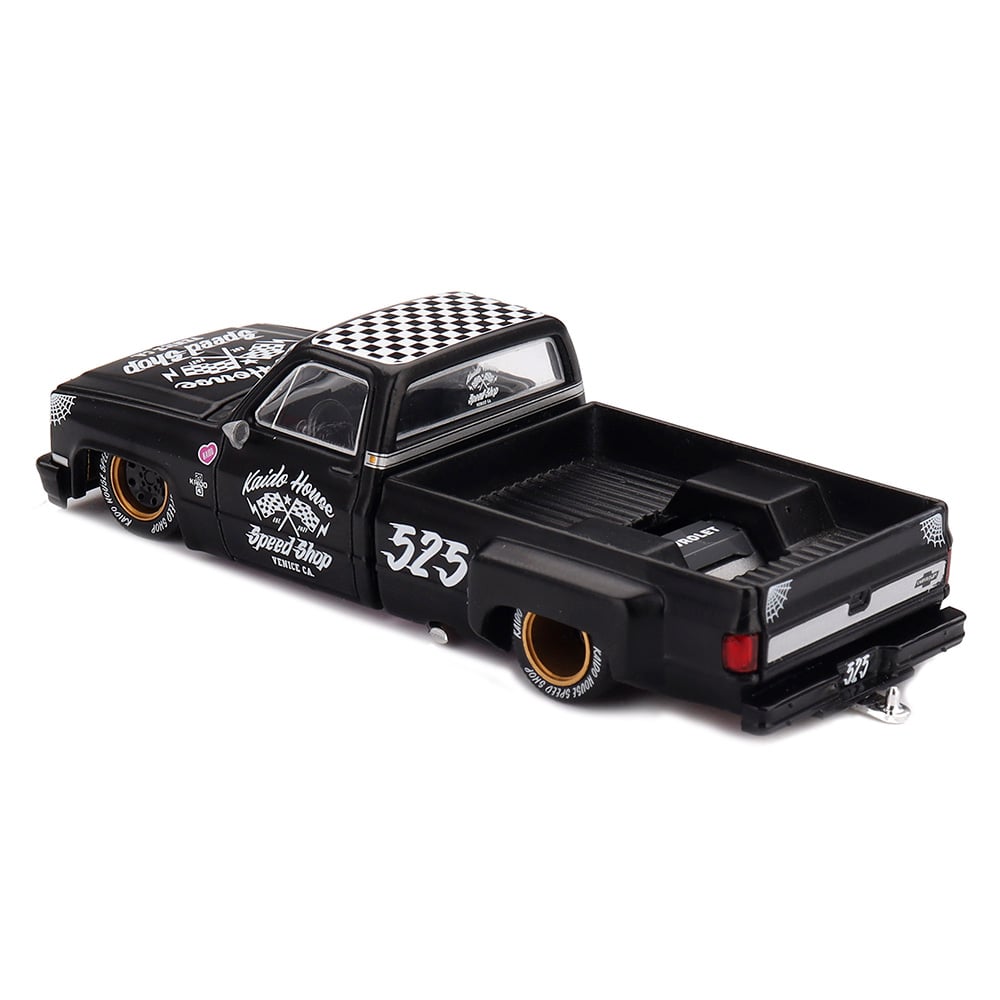 Kaido House x Mini GT 1/64 Chevrolet Silverado Dually Hot Rod V1 KHMG236 Diecast Scale Model