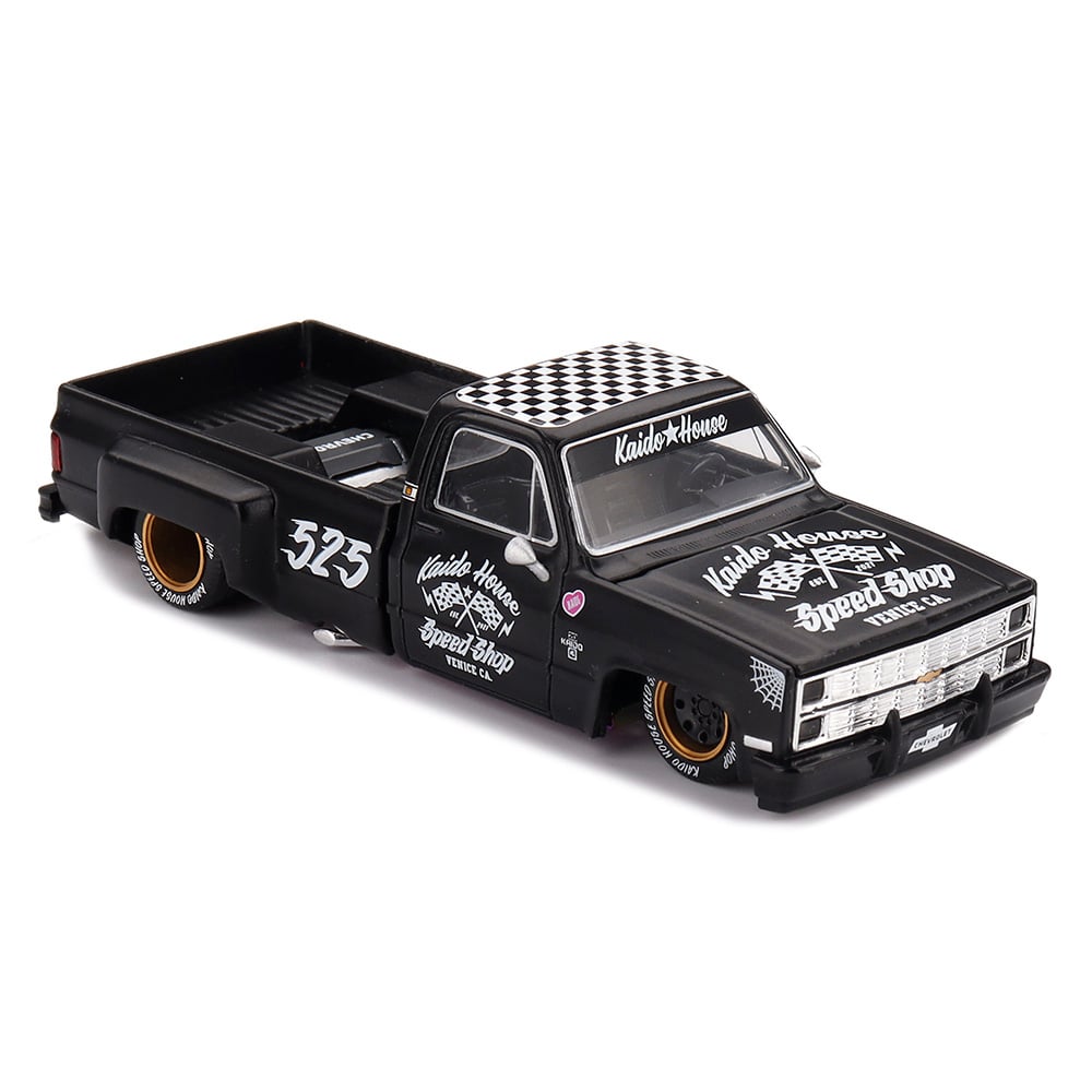 Kaido House x Mini GT 1/64 Chevrolet Silverado Dually Hot Rod V1 KHMG236 Diecast Scale Model