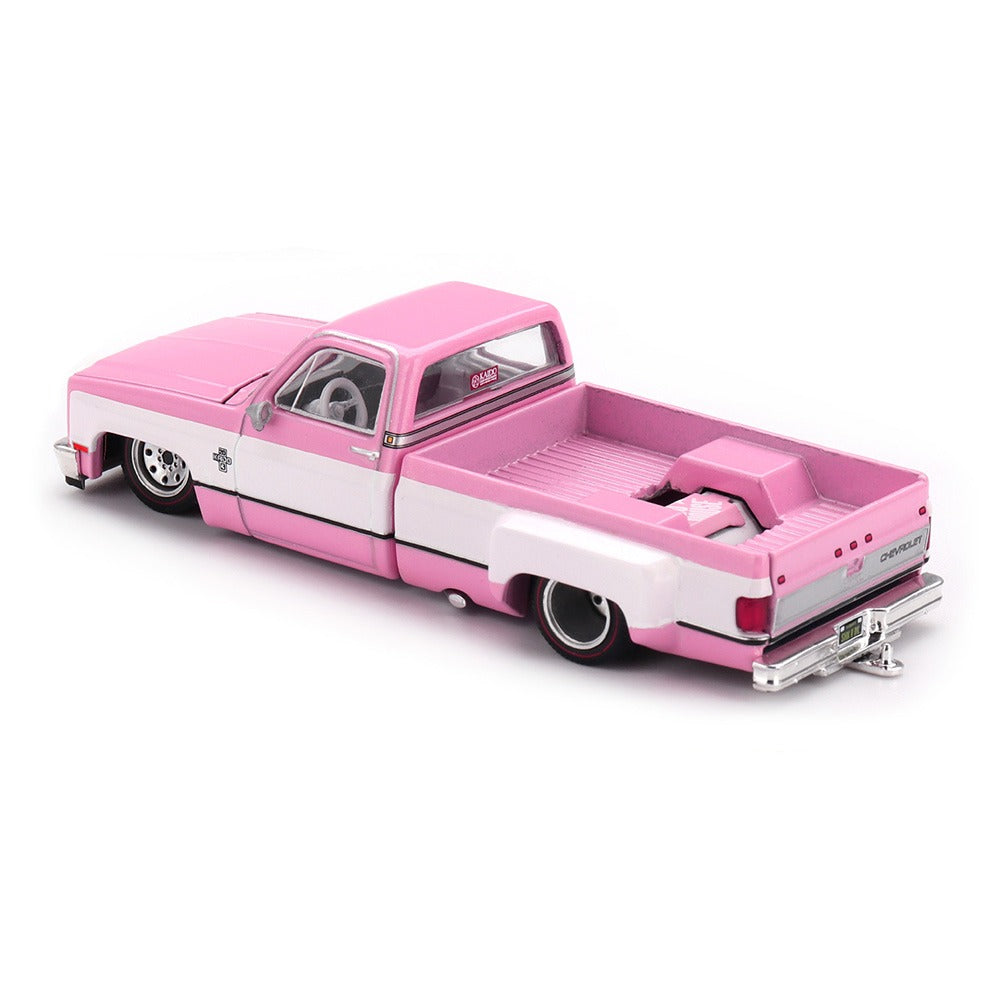 Kaido House x Mini GT 1/64 Chevrolet Silverado Dually Vintage Spec V2 KHMG243 Diecast Scale Model