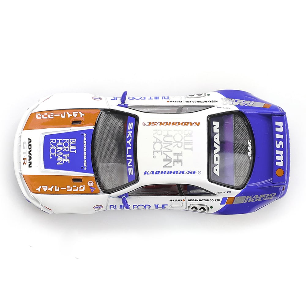 Kaido House x Mini GT 1/64 Nissan Skyline GT-R R33 BFTHR V1 KHMG213 Diecast Scale Model
