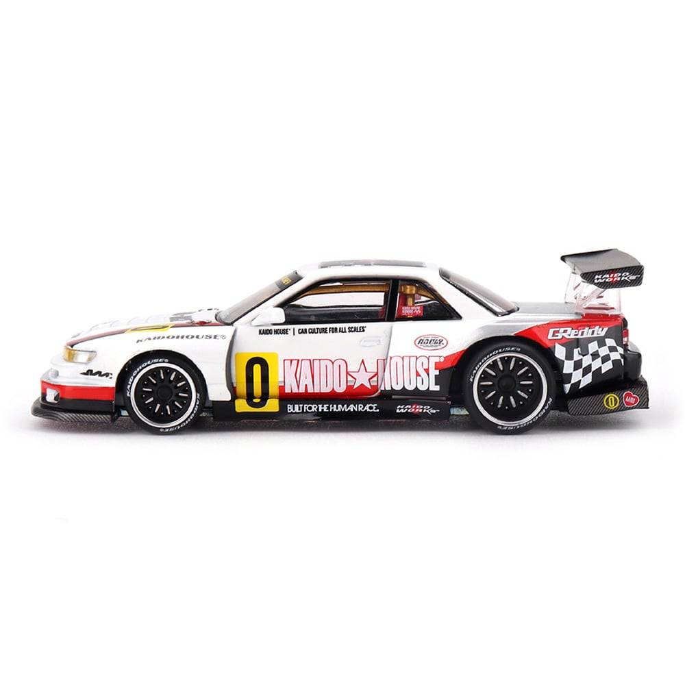 Kaido House x Mini GT 1/64 Nissan Silvia S13-R Circuit Spec V1 KHMG251 Diecast Scale Model