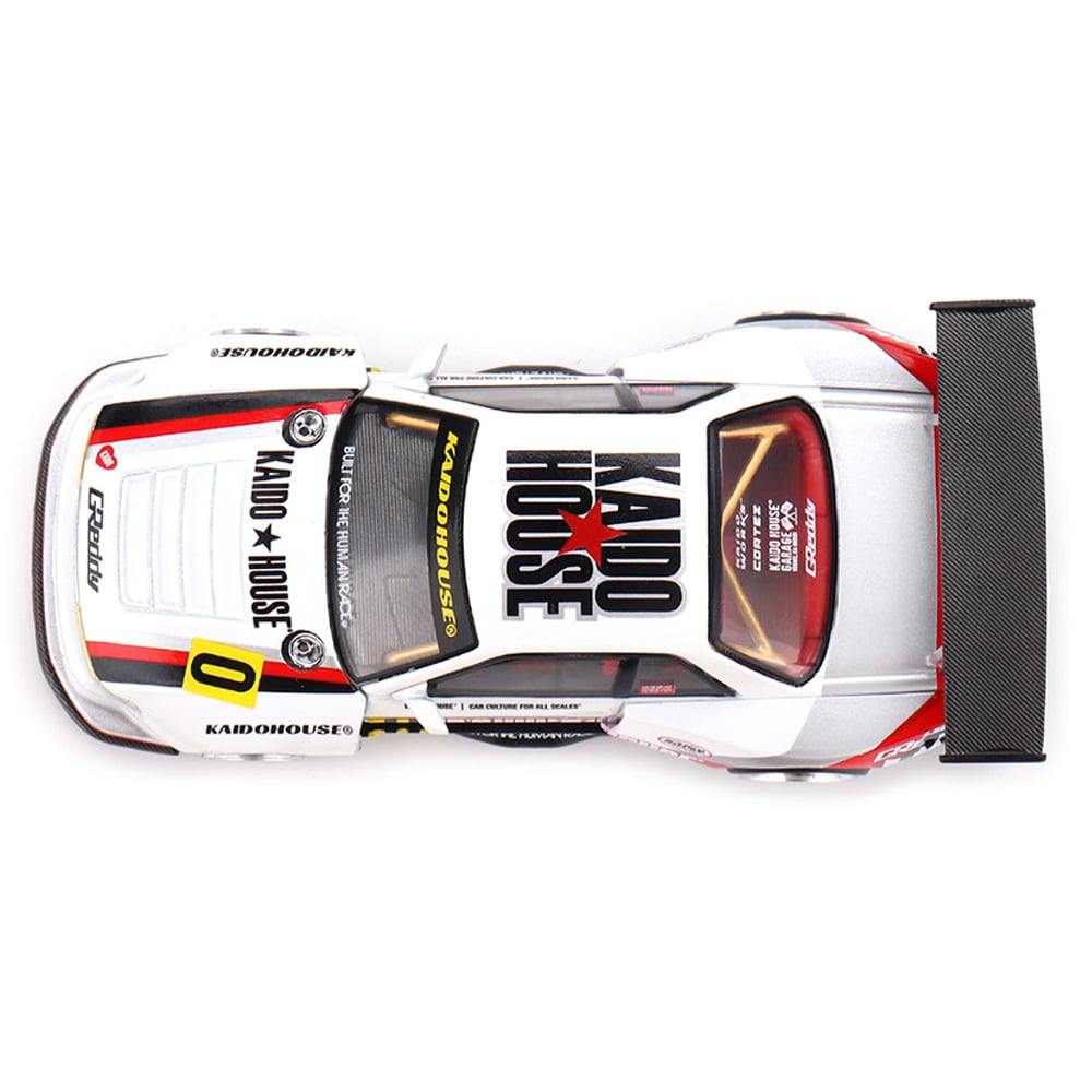 Kaido House x Mini GT 1/64 Nissan Silvia S13-R Circuit Spec V1 KHMG251 Diecast Scale Model