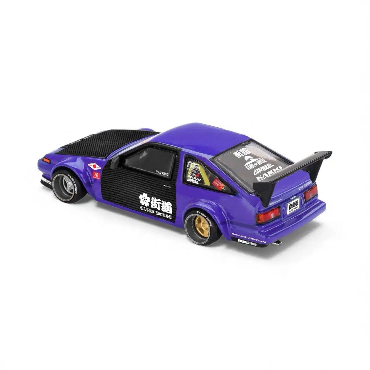 Kaido House x Mini GT 1/64 Toyota AE86 Sprinter Trueno TOUGE V1 KHMG254 Diecast Scale Model