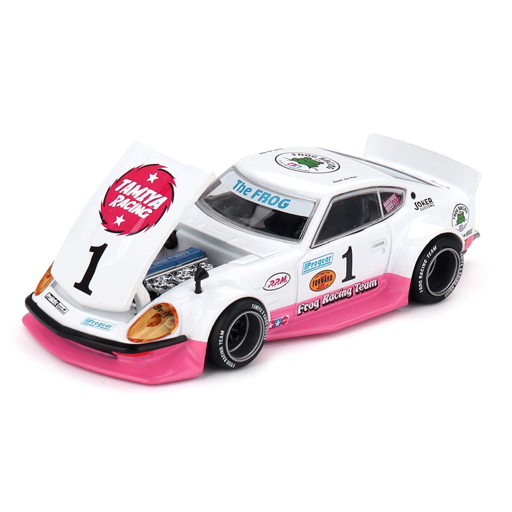 Kaido House x Mini GT Nissan Fairlady Z TAMIYA x KAIDO HOUSE The FROG V1 KHMG263 Diecast Scale Model