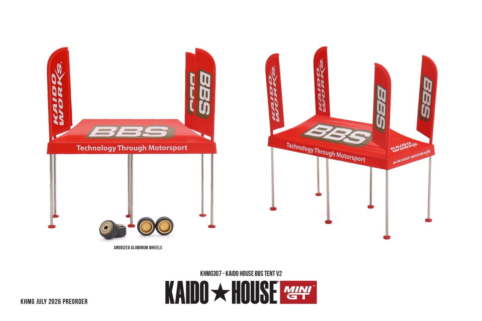 [PRE ORDER] Kaido House 1/64 Kaido House BBS Tent V2 KHMG307 Diecast Scale Model