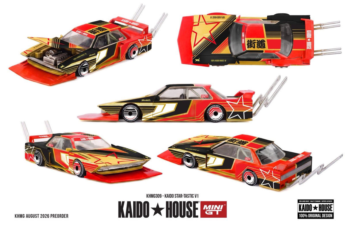 [PRE ORDER] Kaido House x Mini GT 1/64 KAIDO STAR-TASTIC V1 KHMG309 Diecast Scale Model
