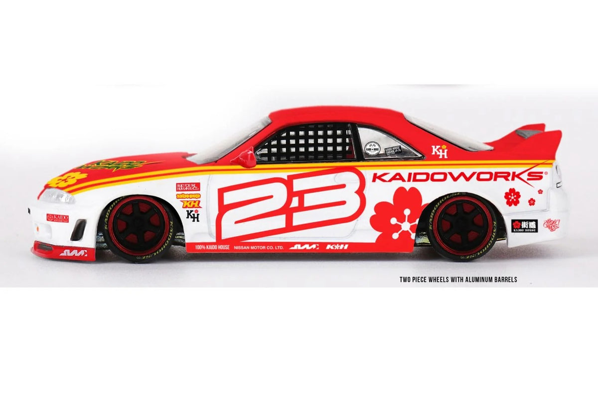 [PRE ORDER] Kaido House x Mini GT 1/64 Nissan Skyline GT-R (R33) Kaido Stock Car V1 KHMG313 Diecast Scale Model