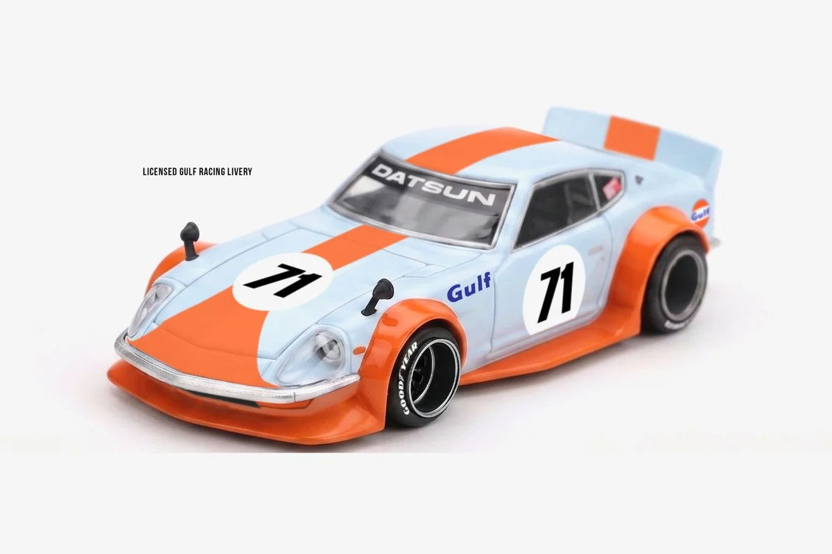 [PRE ORDER] Kaido House x Mini GT 1/64 Nissan Fairlady Z Kaido GT GULF V1 KHMG317 Diecast Scale Model