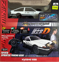 KYOSHO 1/28 First Mini-Z INITIAL D Toyota Sprinter White KYS-66601A Remote Control Car