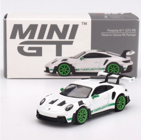MiniGT 1/64 Porsche 911 (992) GT3 RS Tribute to  Carrera RS Package MGT00827-L Diecast Scale Model