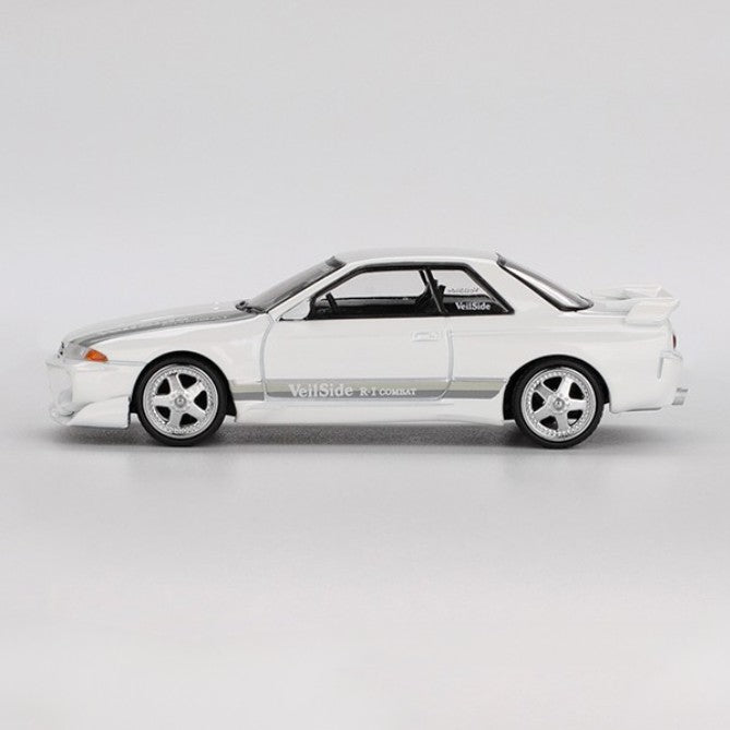 MiniGT Nissan Skyline GT-R (R32) VeilSide Combat C-I White MGT01066-R Diecast Scale Model