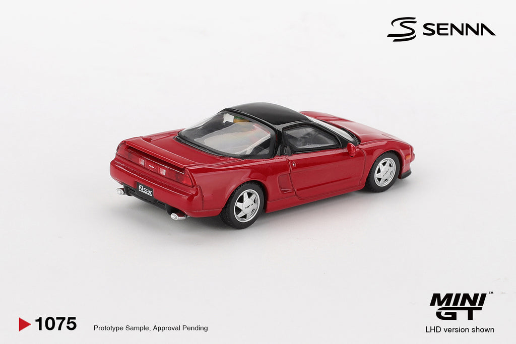 Mini GT 1/64 Honda NS-X Prototype Midship Sports 1989 Ayrton Senna w/ Figure MGT01075-L Diecast Scale Model