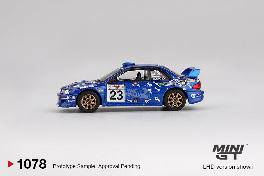 Mini GT 1/64 Subaru Impreza WRC99 #23 2000 Acropolis Rally MGT01078-L Diecast Scale Model