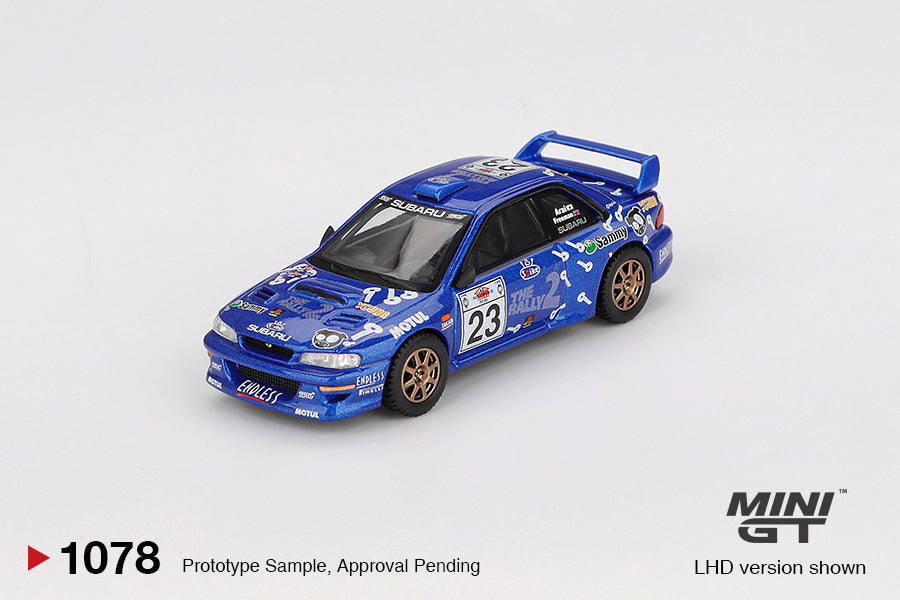 Mini GT 1/64 Subaru Impreza WRC99 #23 2000 Acropolis Rally MGT01078-L Diecast Scale Model